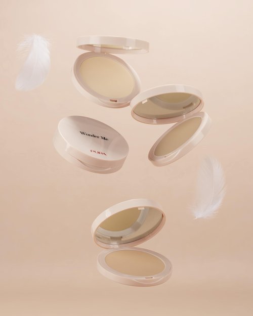 Pupa Milano Wonder Me Powder-no-Powder - Setting Powder Reduces Pores - Makes Skin Texture Smoother and Firmer - Talc Free - 020 Nude - 0.22 oz