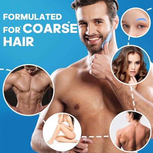 Bestidy Hard Wax Beads for Hair Removal, Waxing Beads for Coarse Hair, 500g Refill Wax Beads for Wax Warmer, Home Waxing for All Body and Brazilian Bikini Areas, Women Men(500g)