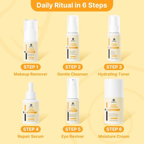 Skiennix Snail Mucin Facial Travel Size Skin Care Set - Perfect Gift for Women & Teens | Ideal for Birthdays & Holidays