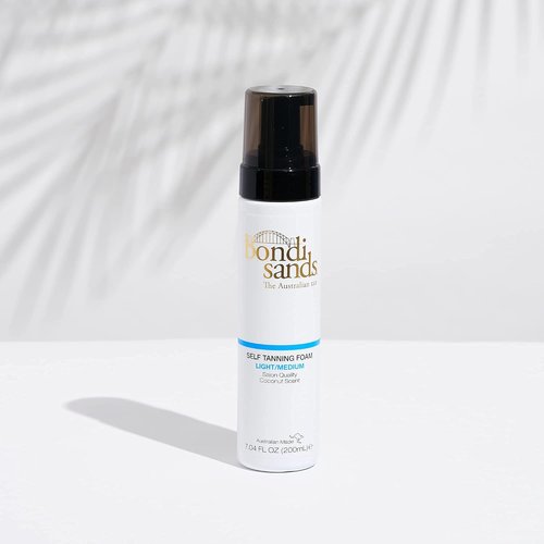 Bondi Sands Tan + Maintain Kit - Light/Medium Self Tanning Foam, Mitt & Gradual Tanning Milk