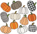 Fall Pumpkin Refrigerator Magnets Set - Autumn Decor for Kitchen & Holidays