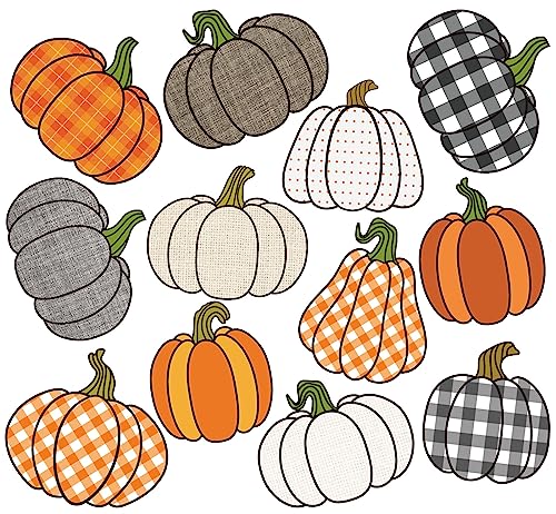 Fall Pumpkin Refrigerator Magnets Set - Autumn Decor for Kitchen & Holidays