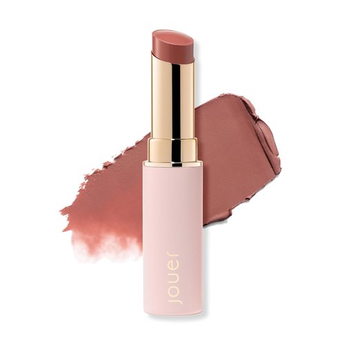 Jouer Demi-Matte Lip Balm - Tinted Hydrating Lip Color in Berry Tones - Long Lasting with Jojoba Oil & Shea Butter