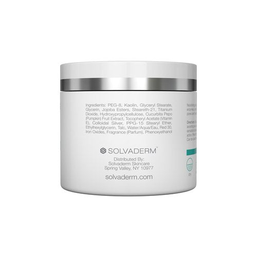 Solvaderm Pore Refining Pumpkin Mask - Self-Warming - Hydrates Cleanses & Exfoliates for Radiant Skin - Absorbs Dirt, Excess Oils, and Reduces Pore Size - Pumpkin, Vitamin E & Ceramide NP - 6 oz