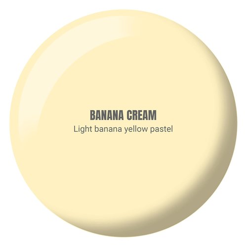 DND Gel Polish Set - Coquette Collection | UV/LED Gel & Air Dry Nail Lacquer Duo, 085 Banana Cream, 0.5 Fl Oz
