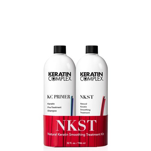 Keratin Complex - Natural Keratin Smoothing Treatment System | 32 Fl Oz for Silky Hair