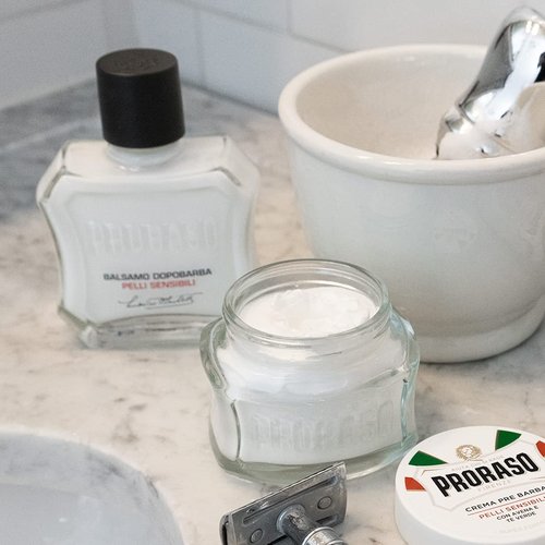 Proraso After Shave Balm - Nourishing Oatmeal & Green Tea Formula for Sensitive Skin - 3.4oz