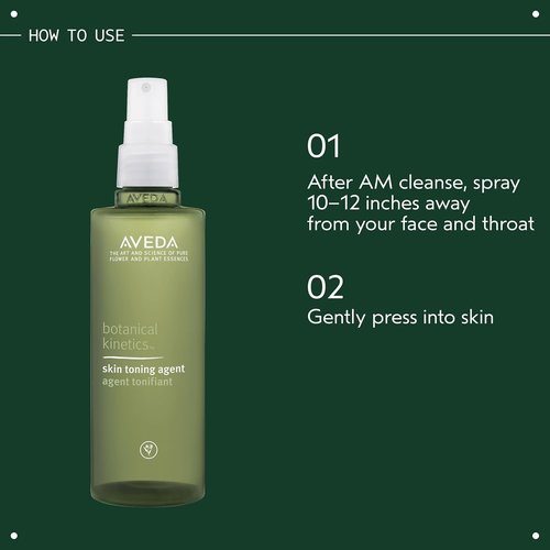 Aveda Botanical Kinetics Skin Toning Agent - Hydrating Toner with Rosewater for Normal to Dry Skin | 5.0 Fl Oz