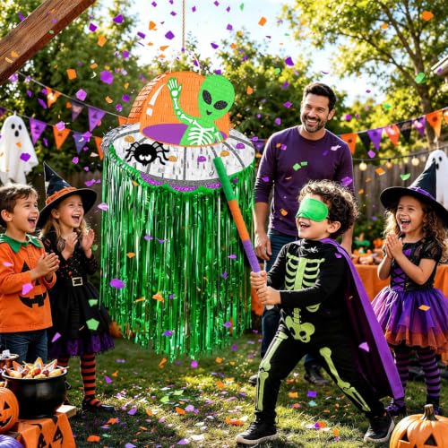 Halloween Alien Piñata - Space Party Game Decorations for Kids - Variation of THIS listing