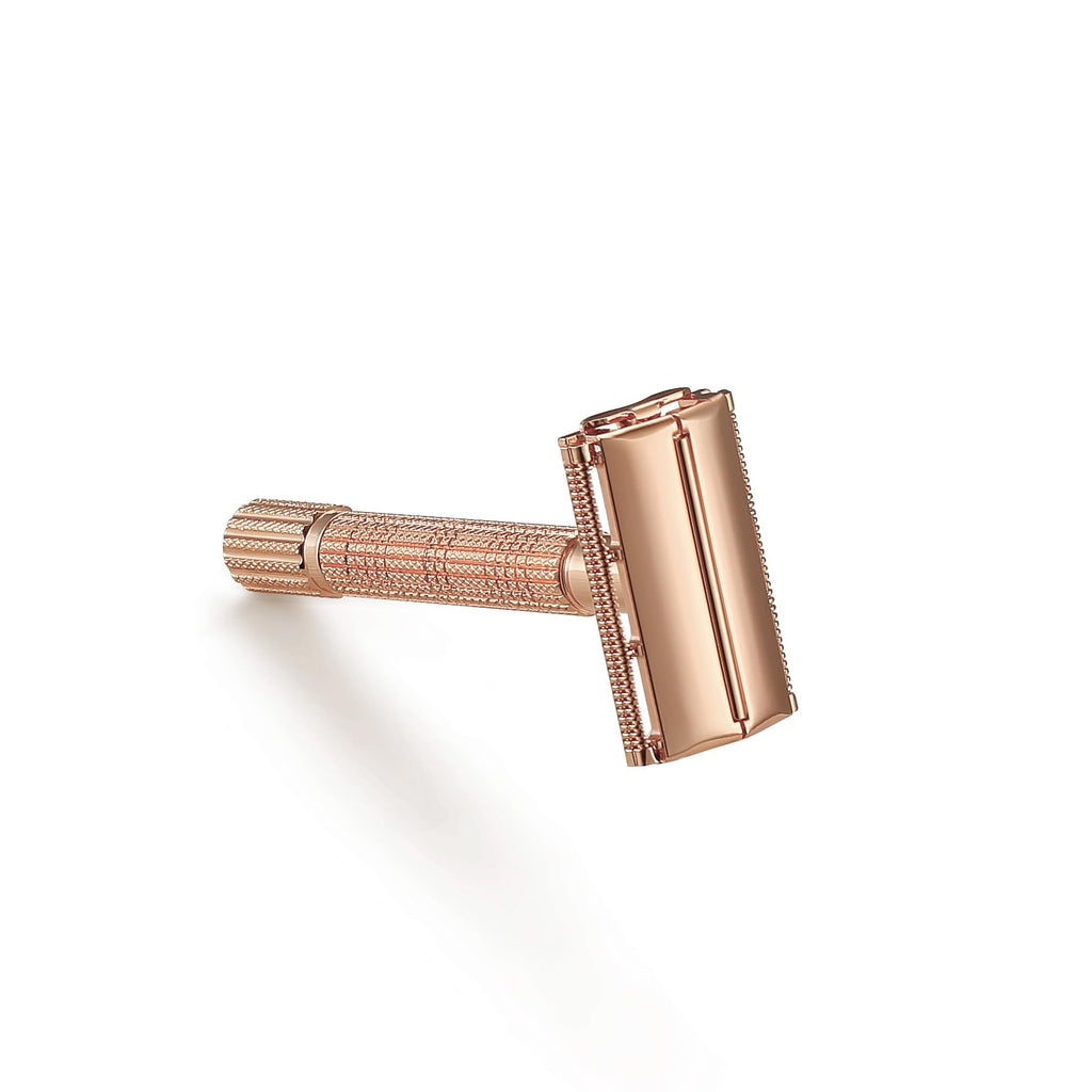 VIKINGS BLADE Safety Razor for Women + 5 Swedish Steel Blades. Quick Release Head, Double Edge. Smooth, Reusable, Recyclable (Model: Eva)