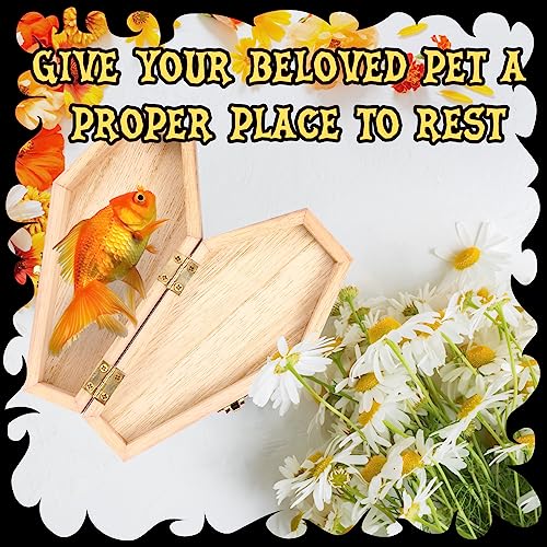 Halloween Coffin Box Set - 20 Wooden Coffin Storage & Decoration Boxes