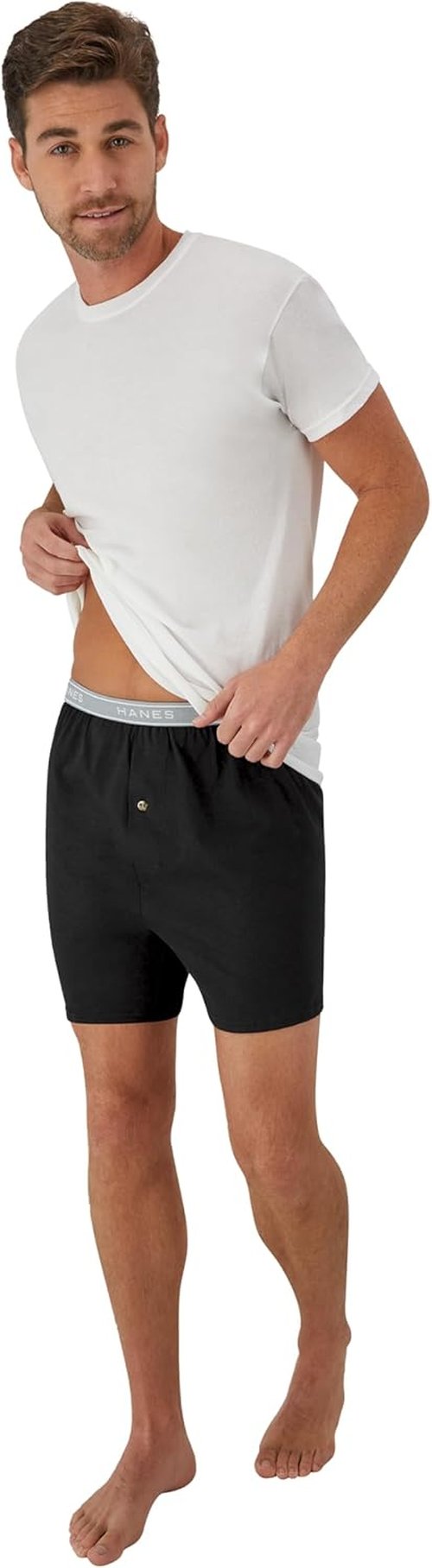 Hanes Men's Boxers - Cool & Breathable Cotton Underwear with Comfortflex Waistbands | Multi-Pack