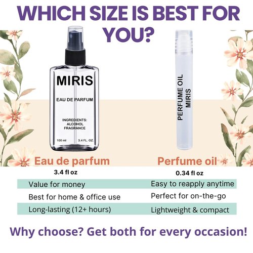 MIRIS Eau de Parfum for Women - Inspired by Rose The One, Long-Lasting Fragrance, 3.4 Fl Oz / 100 ml