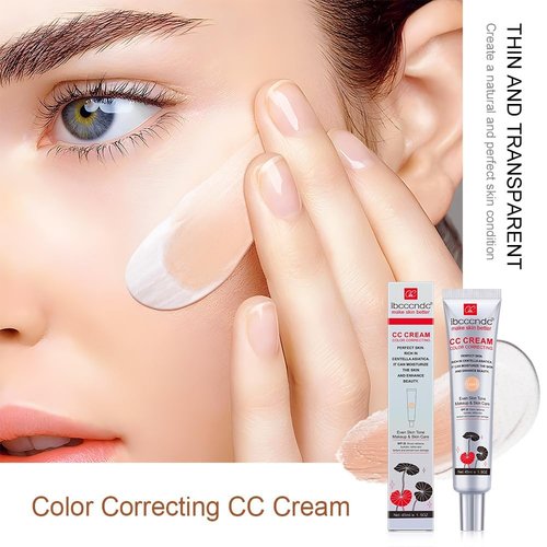 Skiennix Color Correcting CC Cream Foundation - Moisturizing & Waterproof with SPF 25 | Dark Shade