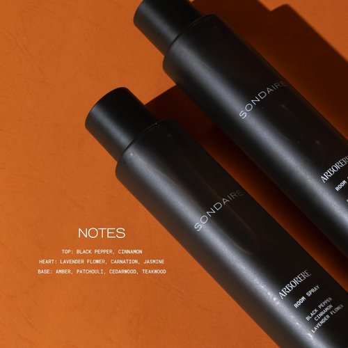 Arborere Room Spray - Luxury Natural Home & Linen Mist | Warm Spices, Amber & Cedarwood | Non-Toxic & Vegan | 3.4 oz / 100 mL