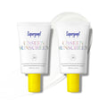 Supergoop! Unseen Sunscreen - SPF 50 - Clear & Invisible Face Sunscreen + Broad Spectrum + Makeup-Gripping Primer - Weightless, Scentless, Oil Free - For All Skin Types & Tones - 0.68 fl oz, 2 Pack