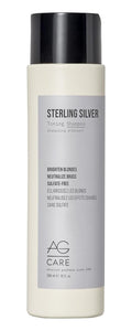 AG Care Sterling Silver Shampoo - Brighten Blonde Hair & Neutralize Brassiness | 12 oz