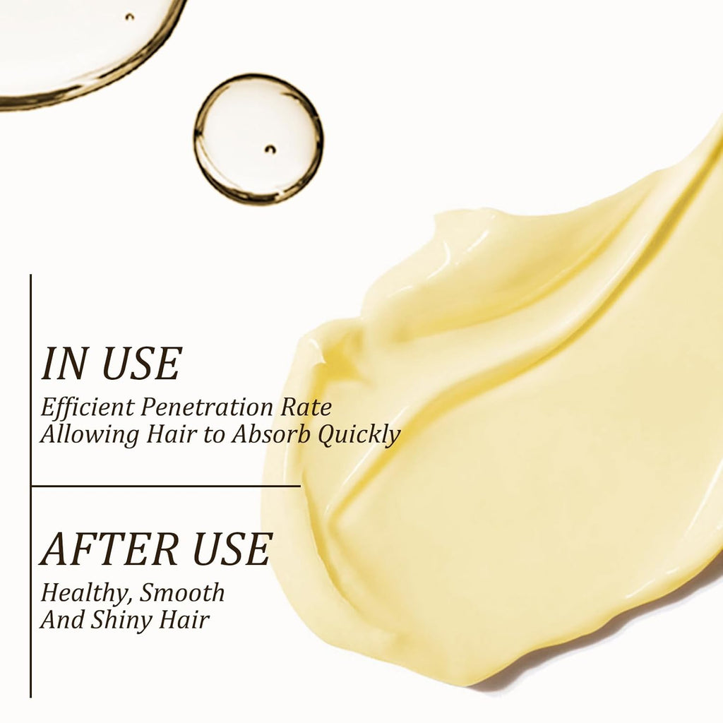 Tgideas Hydrating Collagen Hair Mask - Deep Repair Conditioning Treatment for All Hair Types | 8.45 Oz