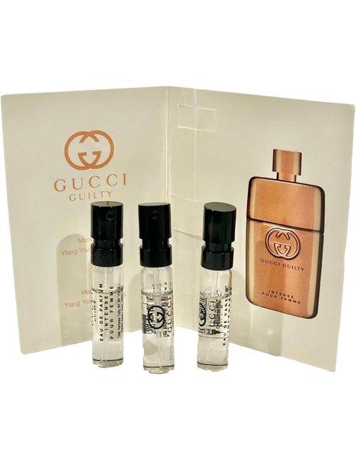 Gucci Guilty Intense Women's EDP Spray - 1.5 ml | Set of 3 Travel Size Perfumes