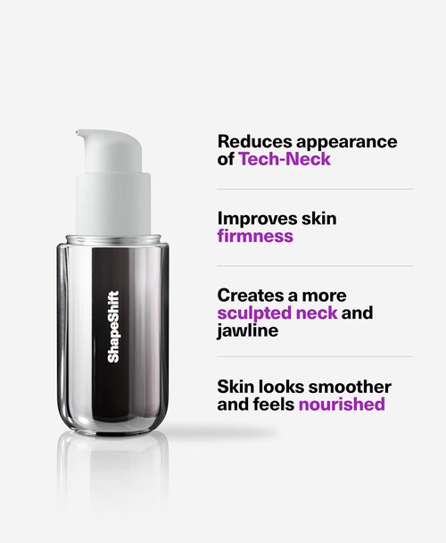 SickScience ShapeShift Advanced Jaw & Neck Firming Serum | Double Chin Reducer & Face Tightening Treatment, 1.7oz
