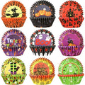 Halloween Cupcake Liners - Ghost Pumpkin Baking Cups Set of 450, 9 Designs