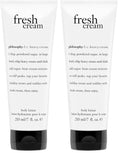 Philosophy Fresh Cream Body Lotion - Vanilla, Heliotrope & Tonka Bean Scent - 7 Fl Oz (Pack of 2)