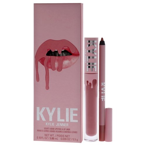 Velvet Lip Kit - 705 Charm by Kylie Cosmetics for Women - 2 Pc 0.10 oz Velvet Liquid Lipstick, 0.03 oz Lip Liner