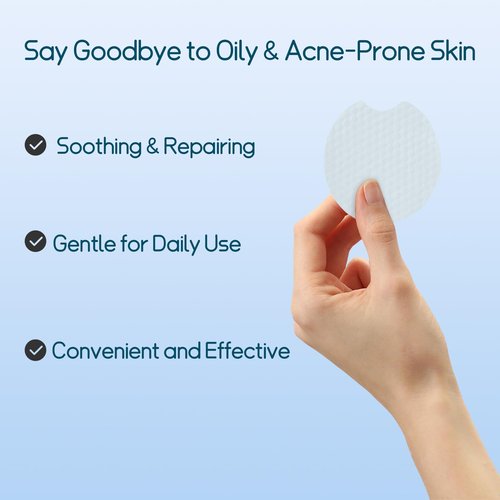 Salicylic Acid Pads-Gentle Pore Reducing, Soothing Skin Care Salicylic Acid Toner Pads, Oil Control and Exfoliation Deep Cleaning Facial Cleansing Wipes, Suitable for All Skin Types, 70 Count
