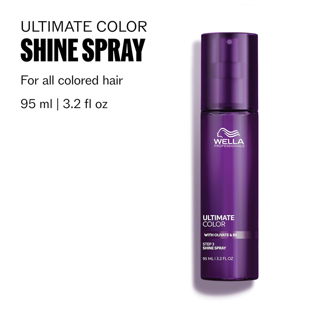 Wella Professionals Ultimate Color Shine Spray - Lasting Shine & Smoothness for Color-Treated Hair | 3.2 Fl Oz