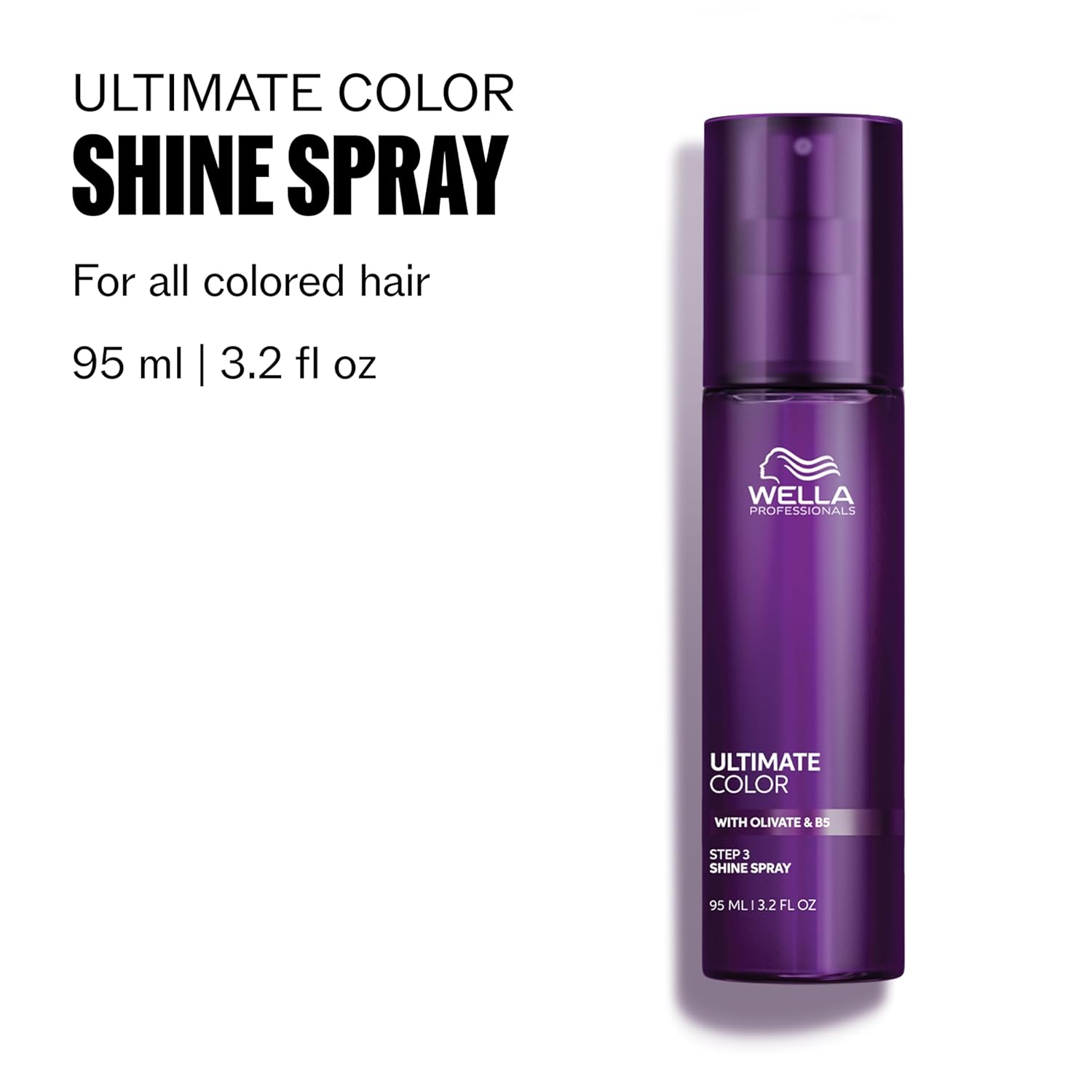 Wella Professionals Ultimate Color Shine Spray - Lasting Shine & Smoothness for Color-Treated Hair | 3.2 Fl Oz