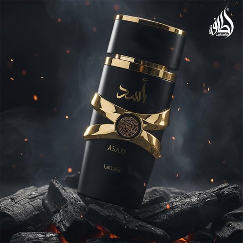 Lattafa Perfumes Asad Unisex Eau de Parfum Spray - 3.4 Ounce Fragrance for All Occasions