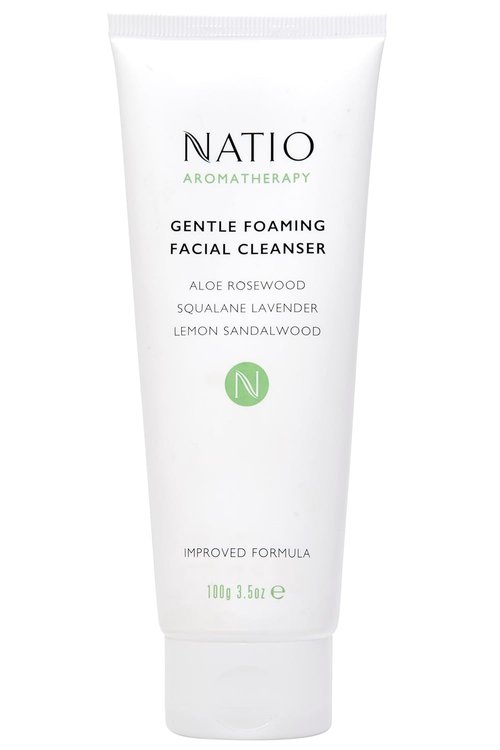 Natio Australia Foaming Facial Cleanser - Gentle Aloe Vera Formula for Moisture Balance | 3.5 oz