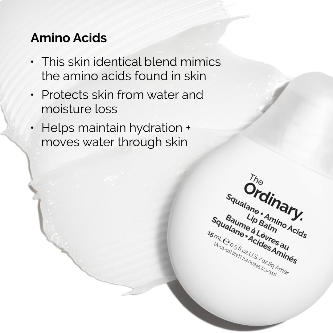 The Ordinary Lip Care Duo | PHA 5% Exfoliating Lip Serum & Squalane Lip Balm Set - 0.5 Fl Oz