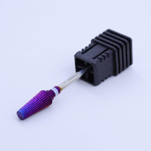 FANTEXY 3/32" Carbide Nail Drill Bit,Coated Tungsten Carbide Nail Drill Bit Set,Acrylic Nail Supplies,Nails Tech Supplies,Suitable for Manicure Pedicure Cuticle Gel Polishing (F Flat Top)