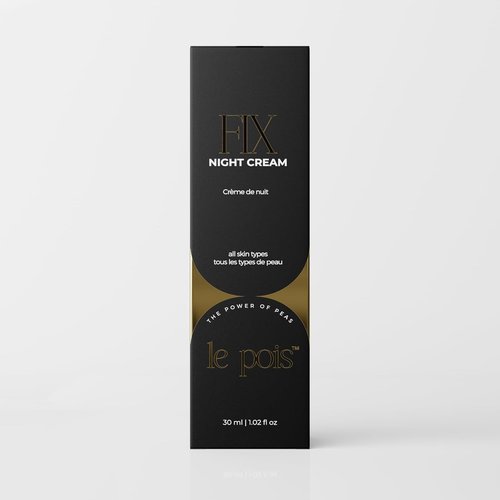 Le Pois FIX Night Cream - Plant-Based Moisturizer for All Skin Types | Fragrance-Free Anti-Aging Hydration