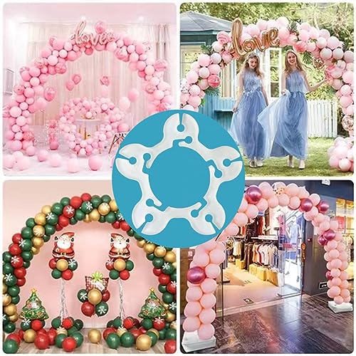 Reusable Balloon Clips for Wedding & Party Decorations - 100 Pack