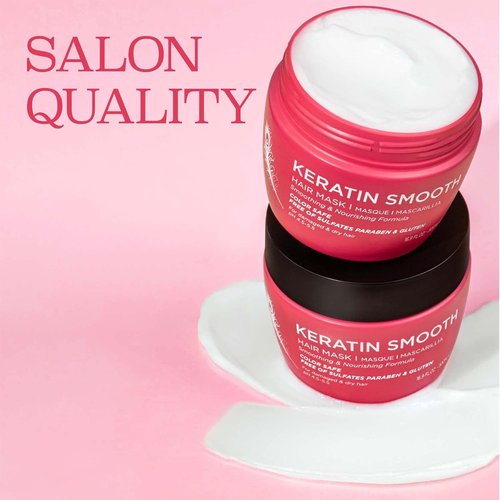 Luseta Keratin Smooth Hair Mask - Hydrating & Nourishing Treatment for Dry, Damaged Hair | 16.9 oz