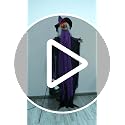 Life Size Halloween Animatronic Witch with Cauldron & Lights - Sound Activated, Spooky Yard Decor