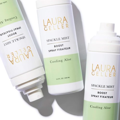 LAURA GELLER NEW YORK Spackle Mist Boost with Cooling Aloe - Long-Lasting Dewy Skin Makeup Setting Spray