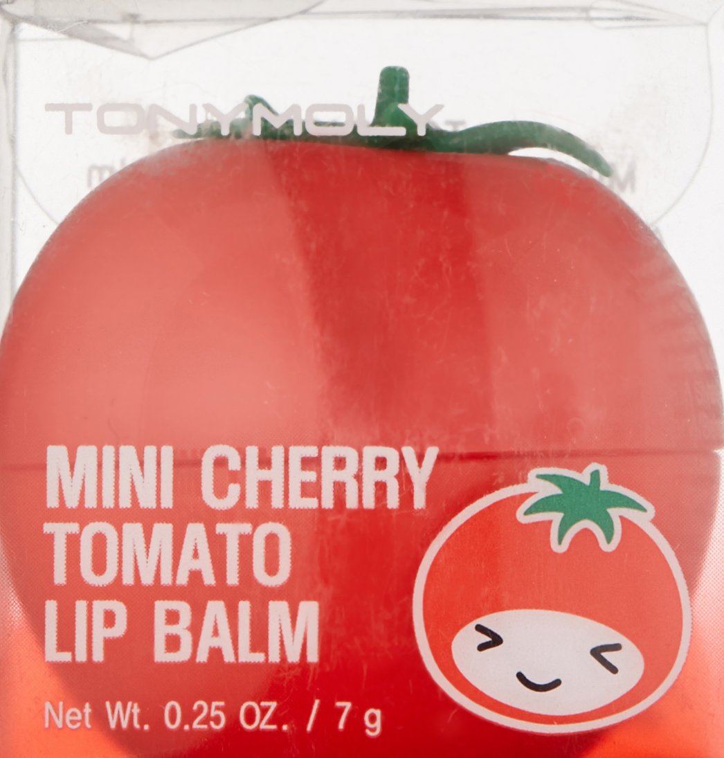 TONYMOLY Mini Cherry Tomato Lip Balm - Nourishing Hydration for Soft, Smooth Lips