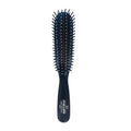 Phillips Brush Co Light Touch 8 Hair Brush - Black Detangling Brush with Twin Beaded Nylon Bristles
