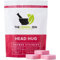 Head Hug Shower Steamers Aromatherapy for Relief - USA Made Valentines Day Gift for Her and Him - Peppermint & Rosemary Shower Bomb Tablets – Soothing Natural Essential Oils (10 Pack)