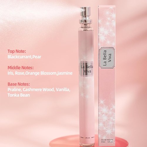 Skiennix 4 Pack Women's Perfumes - Travel Size Natural Fragrances | Perfect Mother's Day Gift