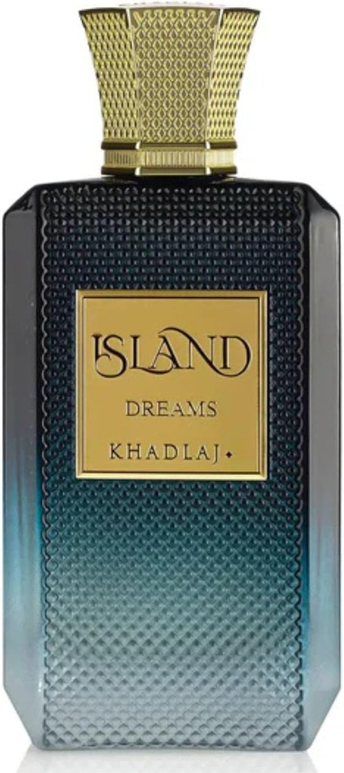 Khadlaj Island Dreams Extrait De Parfum - Long-Lasting Fruity Floral Woody Scent for Unisex | 3.4 Ounce