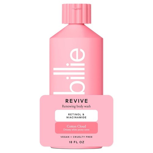 Billie Body Wash - Reviving & Renewing Formula | Cotton Cloud Scent, 18 fl oz, Vegan & Cruelty-Free