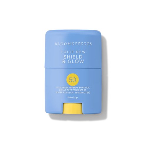 Bloomeffects - Tulip Dew Shield & Glow SPF 50 Sunstick | Water-Resistant, Cruelty-Free Clean Beauty (0.6 oz)
