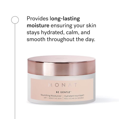 MONAT Be Gentle Nourishing Moisturizer - Hydrating Face Cream with Hyaluronic Acid & Plant Stem Cells | 1.52 fl oz