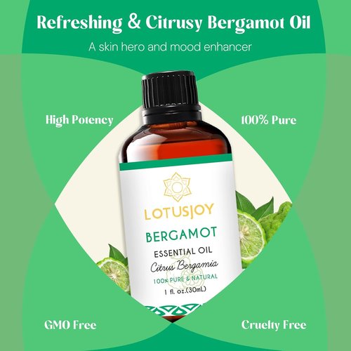 Skiennix Citrus Bergamot Essential Oil - Pure Organic for Diffuser & Skin Care | 1 Oz