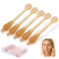 XANGNIER Soft Silicone Eyelid Cleanser Brush for Sensitive Eyelids,5 PCS Gently eyelid margin scrub Cleaning brush for Blepharitis,MGD,Dry Eyes Relief,Removes Dirt,Oil,Reusable Eye Cleaning Tool