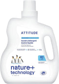 ATTITUDE Liquid Laundry Detergent - EWG Verified, Plant-Based & Vegan, Wildflowers Scent, 80 Loads, 67.6 Fl Oz